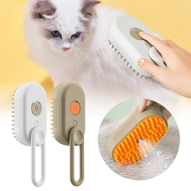 How to Use a Steam Brush on Your Cat (Step by Step)