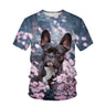 Furly Threads — Frenchie Blossom 3D Tee
