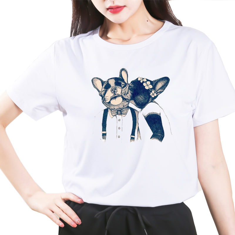 Furly Threads — Dapper Frenchie Tee