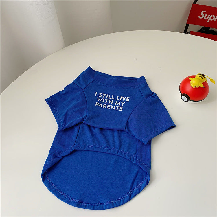 Furly Threads — "I Still Live With My Parents" Pet Tee — view 4
