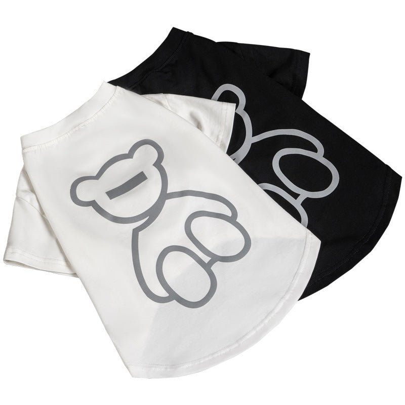 Furly Threads — Midnight Bear Pet Tee — view 4