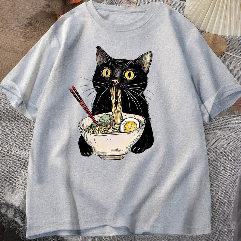 Furly Threads — Ramen Cat Tee — view 4