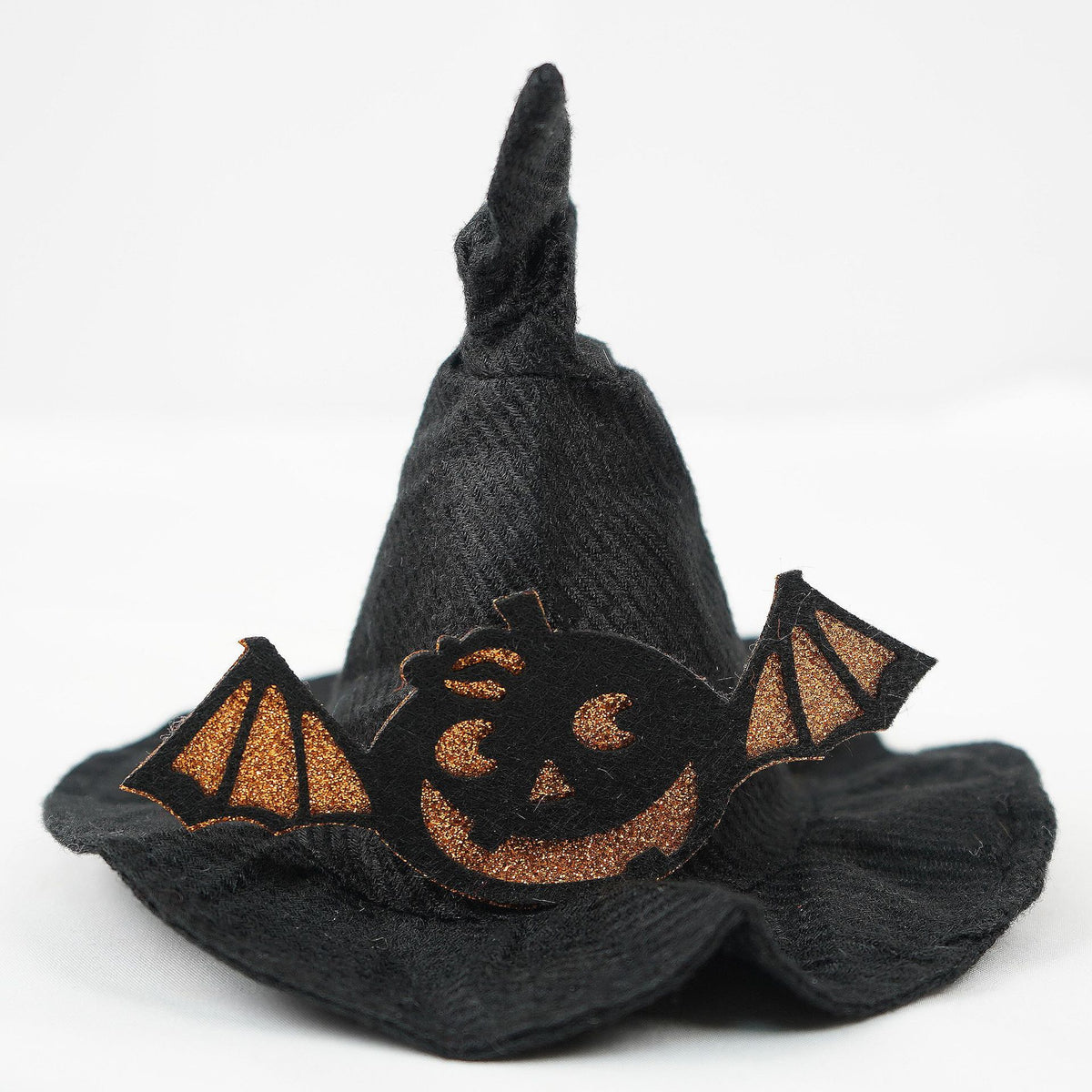 Halloween pet hat with grimace bat face