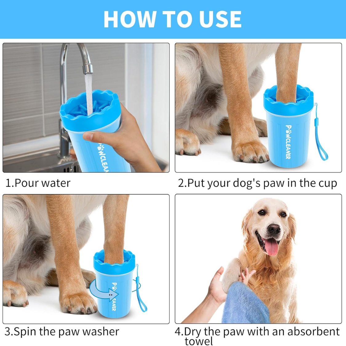 Furly Paw Wash Kit — 7-in-1 Paw Cleaner Set — view 2