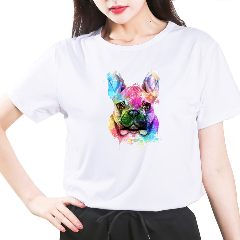 Furly Threads — Dapper Frenchie Tee — view 2