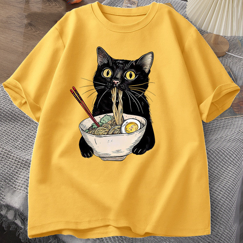 Furly Threads — Ramen Cat Tee — view 3