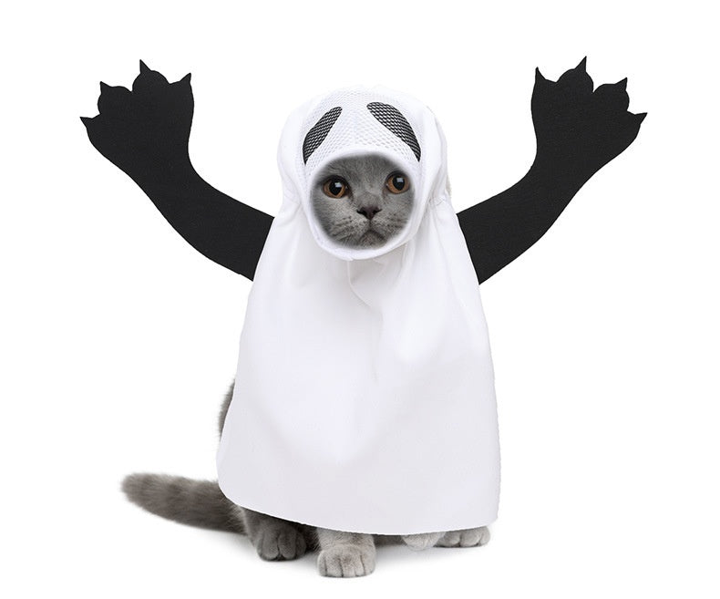 Furly Ghost Sheet — Halloween Ghost Costume for Dogs & Cats