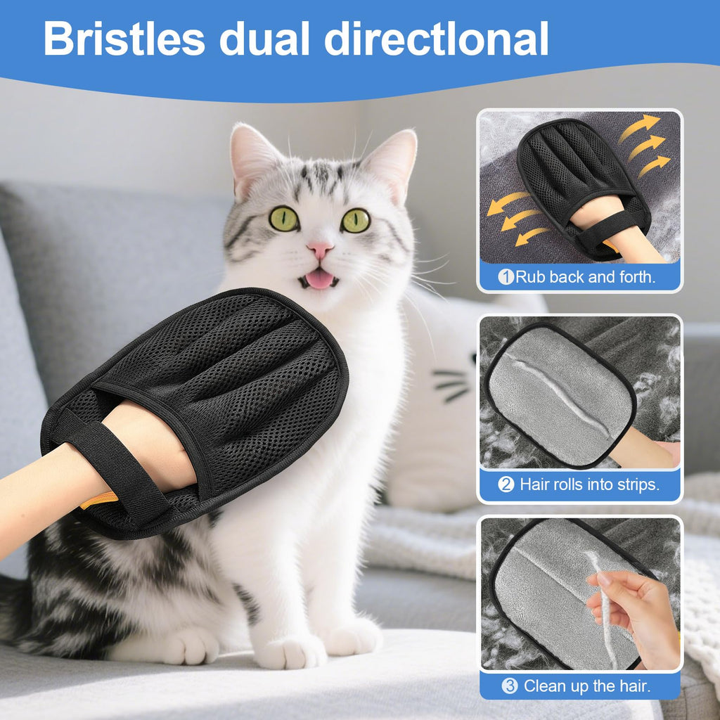 Furly Static Mitt — Electrostatic Pet Hair Remover Glove