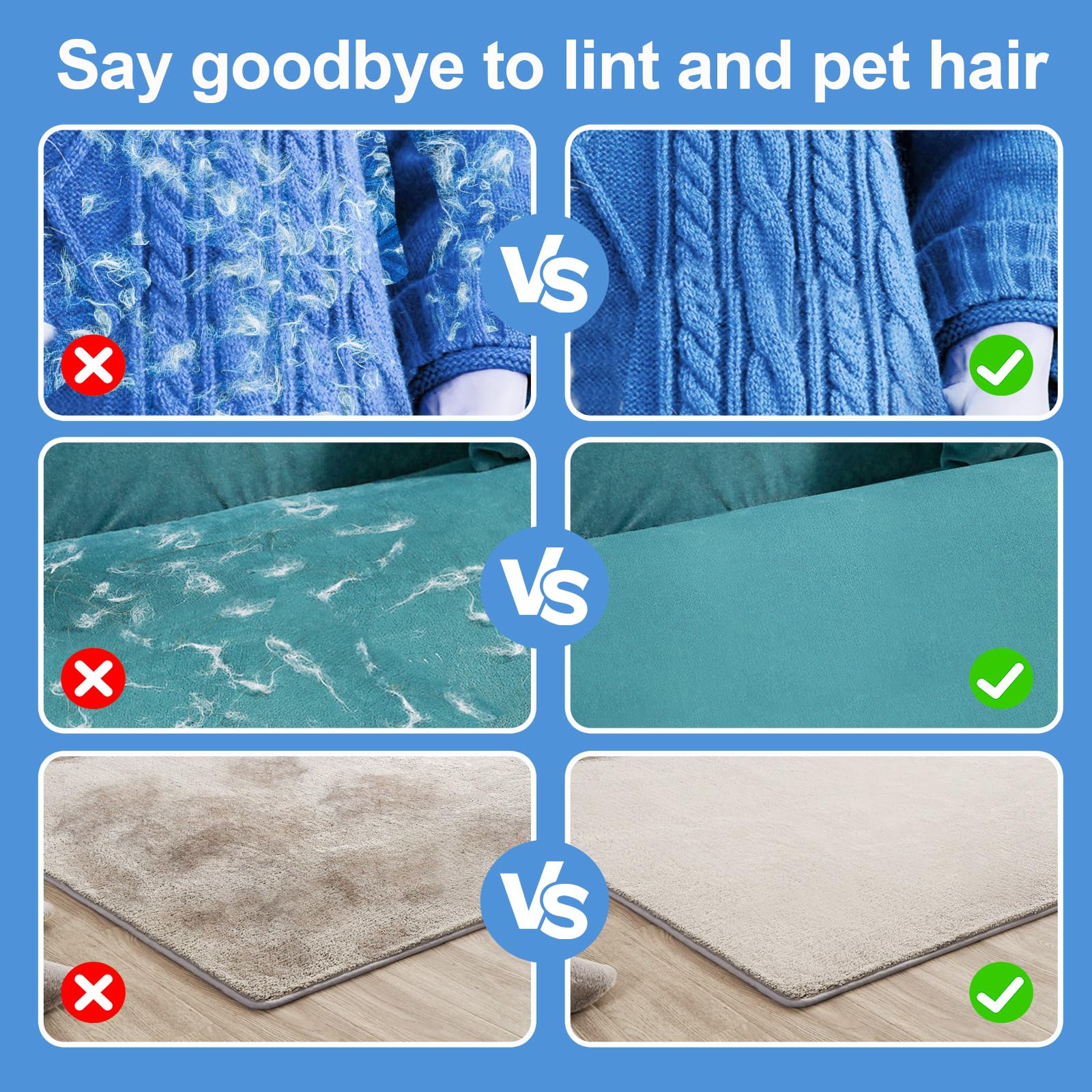 Furly Static Mitt — Electrostatic Pet Hair Remover Glove