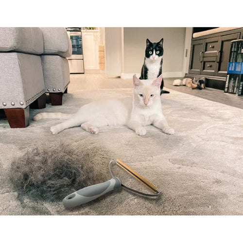 Furly Copper Rake — Pet Hair Remover for Carpet, Car Mats & Stairs