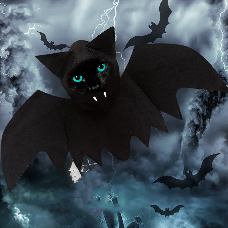 Furly Bat Wings — Halloween Costume for Cats & Small Dogs